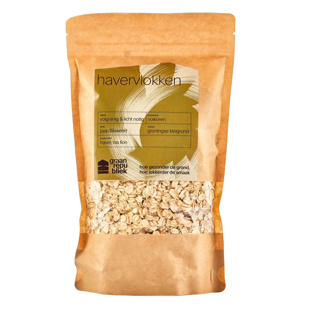 Graan Republiek Havervlokken 400gram ( DKW / Ontbijtgranen) Maripaan